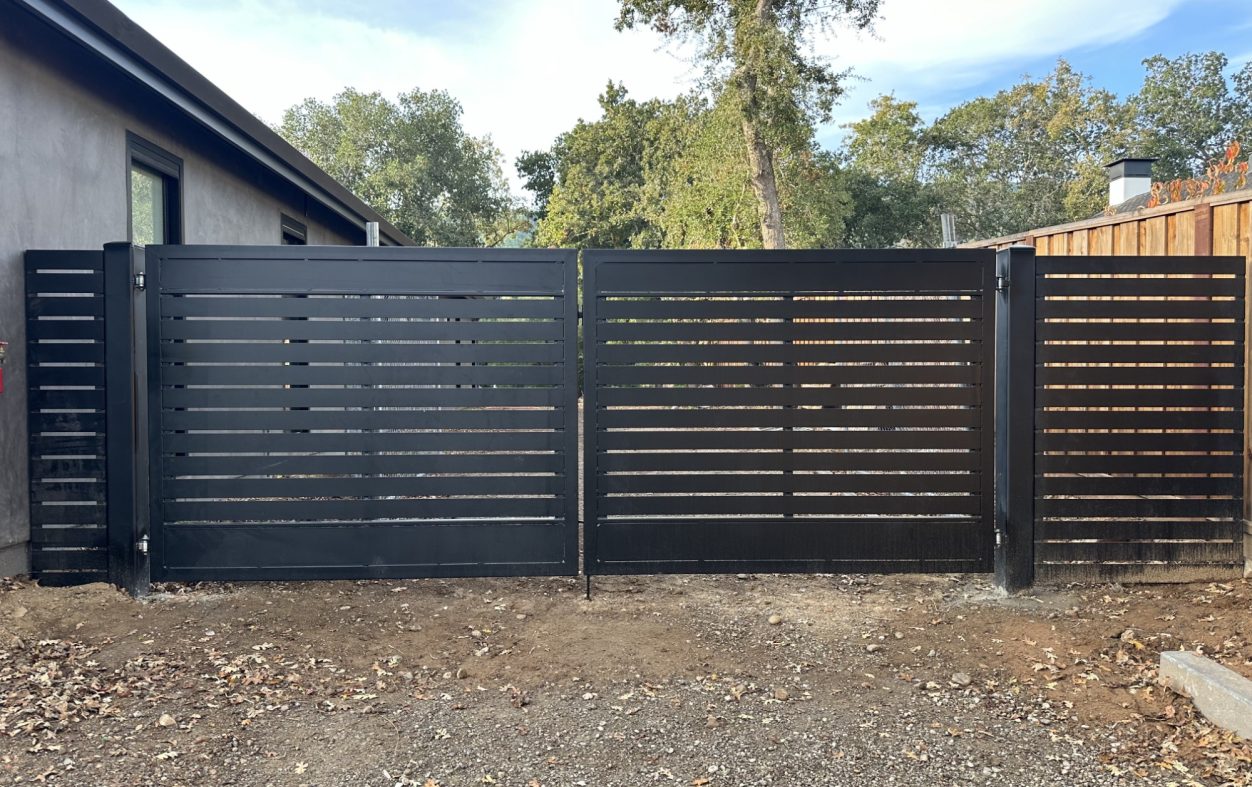 All steel built Privacy gates Privacy Gates
