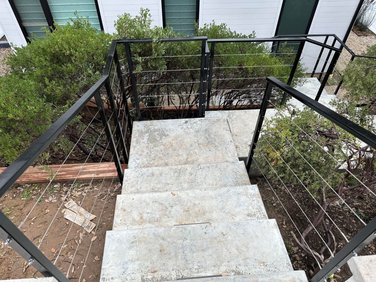 Multi Landing Stainless cable rail