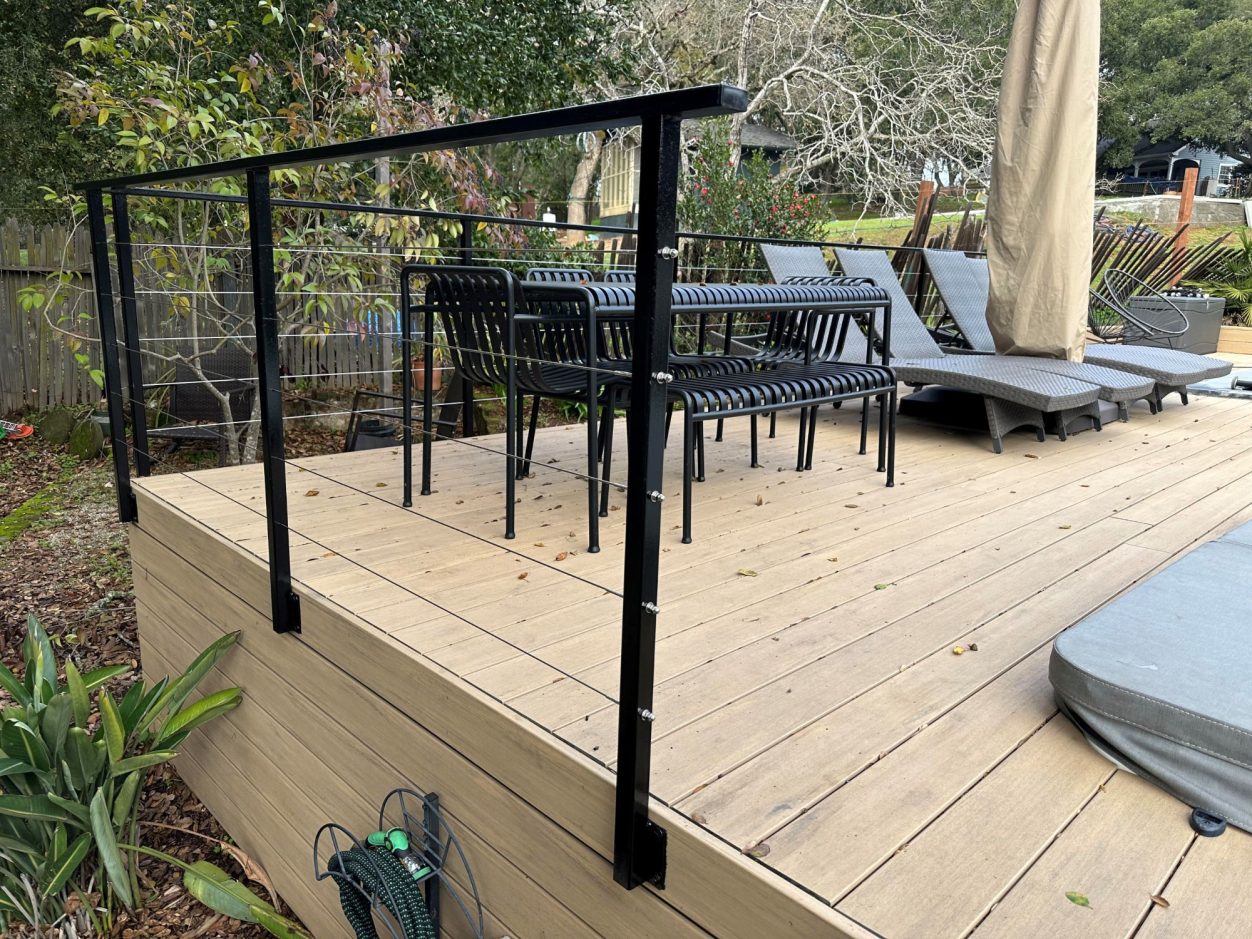 Deck landing Stainless-steel cable